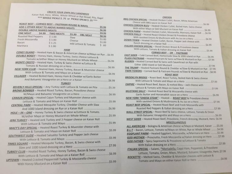 New York Deli II EatMoore Your Guide to Dining in the Sandhills